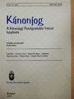 Erdő Péter - Kánonjog 2002/1-2. [antikvár]