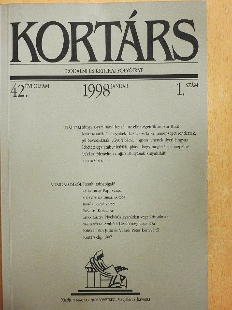 Bihari Sándor - Kortárs 1998. január [antikvár]
