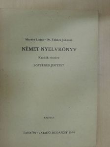 Dr. Takács Jánosné - Német nyelvkönyv [antikvár]