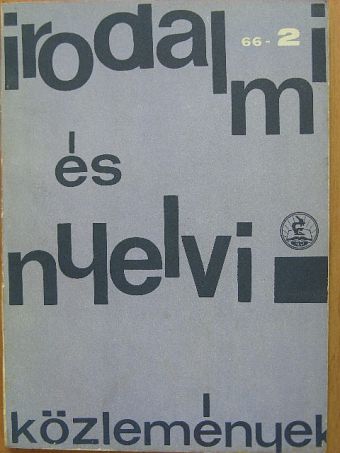 Bakcsi György - Irodalmi és nyelvi közlemények 1966/2. [antikvár]