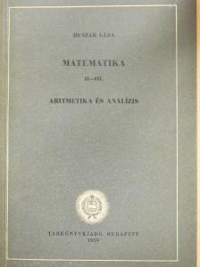 Huszár Géza - Matematika II-III. [antikvár]
