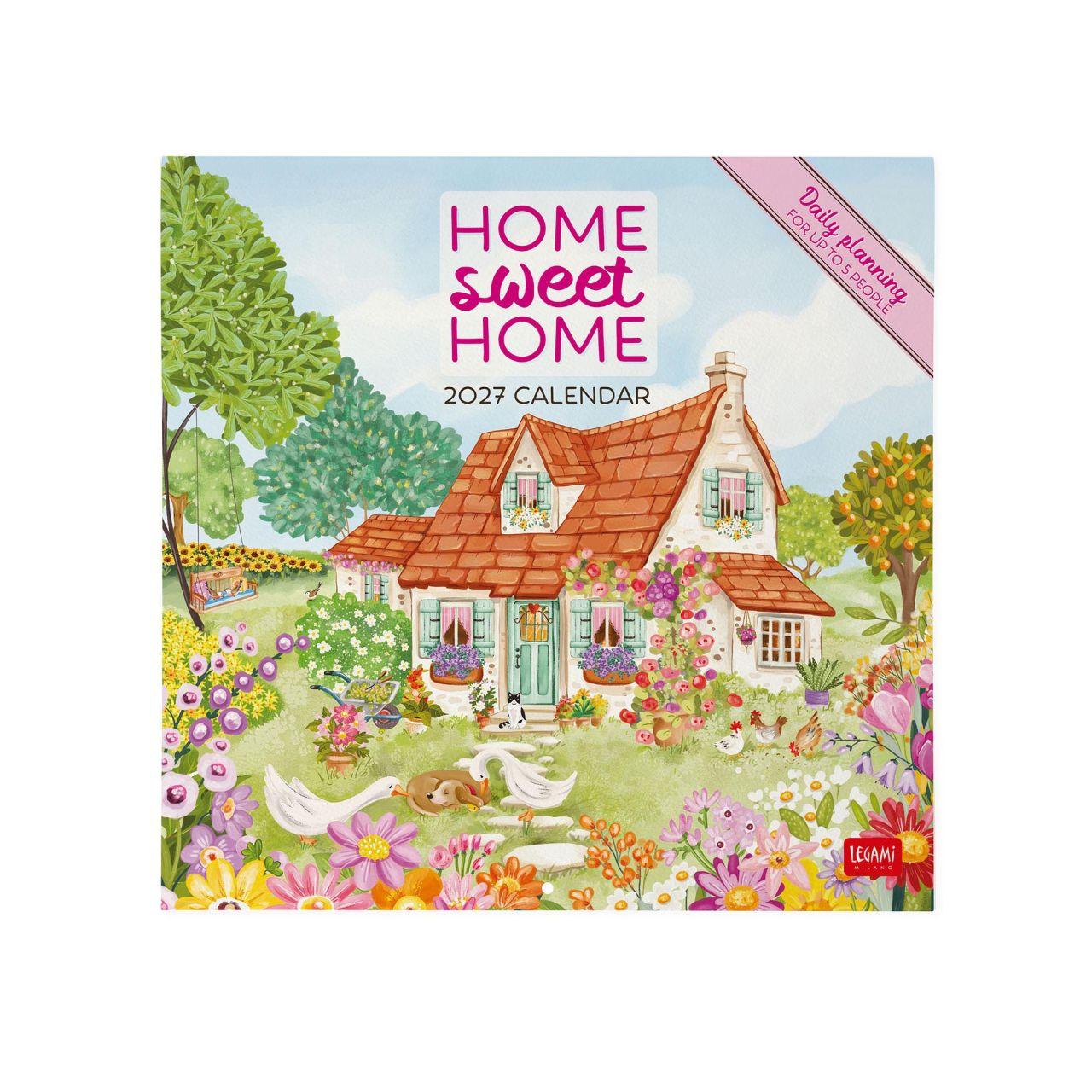 CAL270041 - Legami falinaptár (30x29 cm) Családi tervező, sweet home 2027