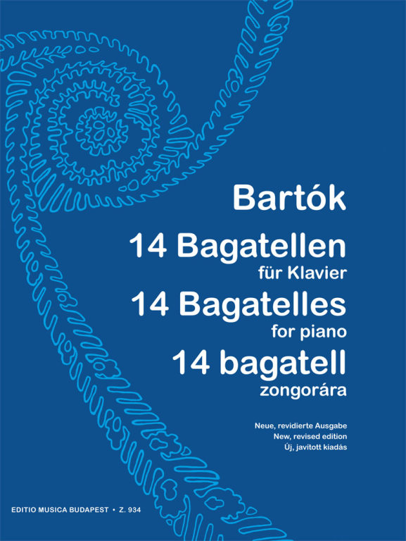 Bartók Béla - 14 BAGATELL ZONGORÁRA ÚJ, JAVÍTOTT KIADÁS (BARTÓK PÉTER)