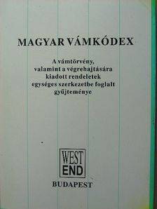 Magyar vámkódex [antikvár]