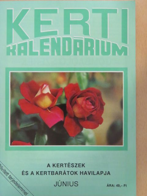 Dr. Ferenczy Tibor - Kerti Kalendárium 1992. június [antikvár]