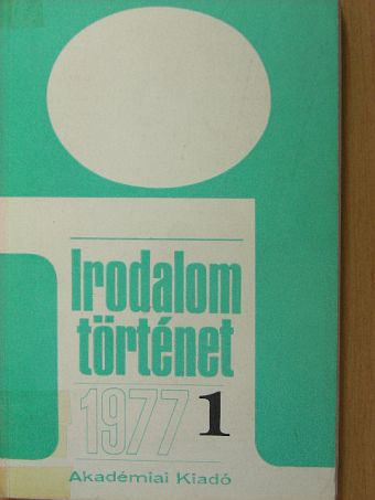 Barna József - Irodalomtörténet 1977/1. [antikvár]