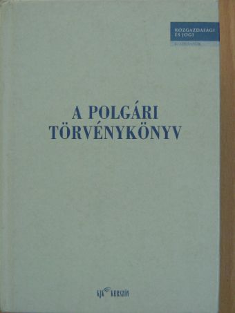 A polgári törvénykönyv [antikvár]