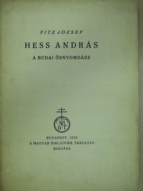 Fitz József - Hess András [antikvár]