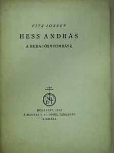 Fitz József - Hess András [antikvár]