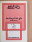 Axel Görlitz - Rechtspolitologie [antikvár]
