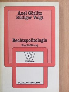 Axel Görlitz - Rechtspolitologie [antikvár]