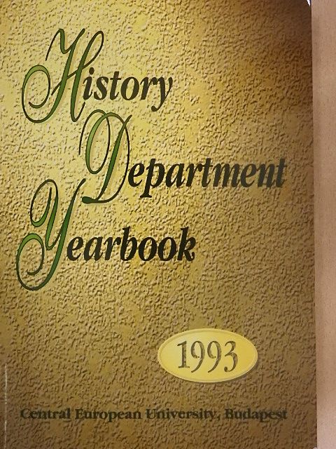 Alexey Miller - CEU History Department Yearbook 1993 [antikvár]