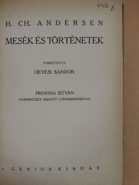 H. Ch. Andersen - Mesék és történetek III. [antikvár]