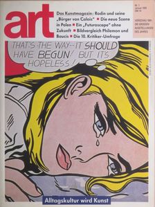 Anja Lösel - art - Das Kunstmagazin Januar 1991 [antikvár]