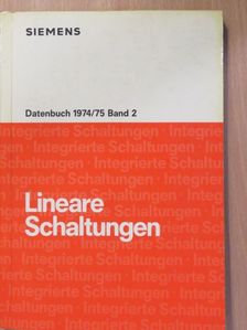 Lineare Schaltungen Datenbuch 1974/75/2. [antikvár]