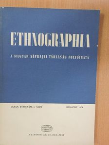 Balogh István - Ethnographia 1974/1. [antikvár]