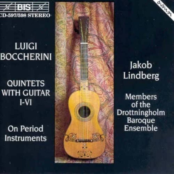 BOCCHERINI - QUINTETS WITH GUITAR I-VI 2CD LINDBERG