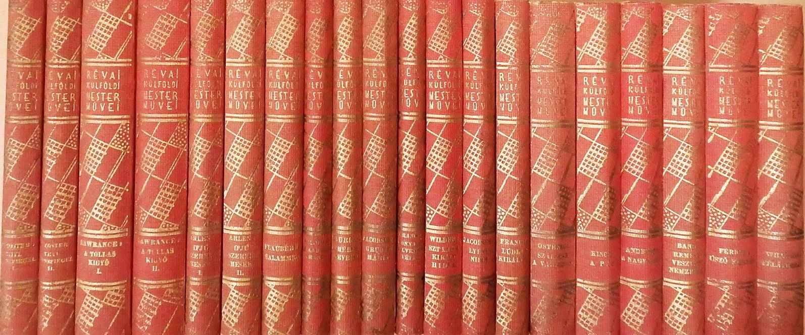 Anatole France - "20 kötet a Révai külföldi mesterművei című sorozatból (nem teljes sorozat)" [antikvár]