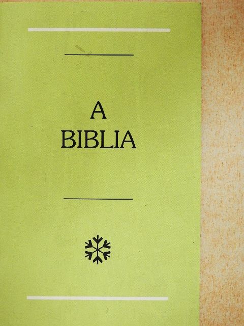 A Biblia [antikvár]