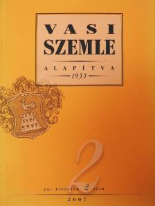 Balogh Péter - Vasi Szemle 2007/2. [antikvár]
