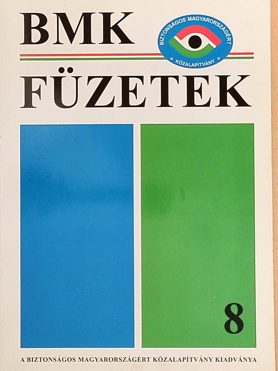 Dr. Jármy Tibor - BMK füzetek 8. [antikvár]