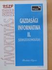 Dr. Gyurkó György - Gazdasági informatika II. [antikvár]
