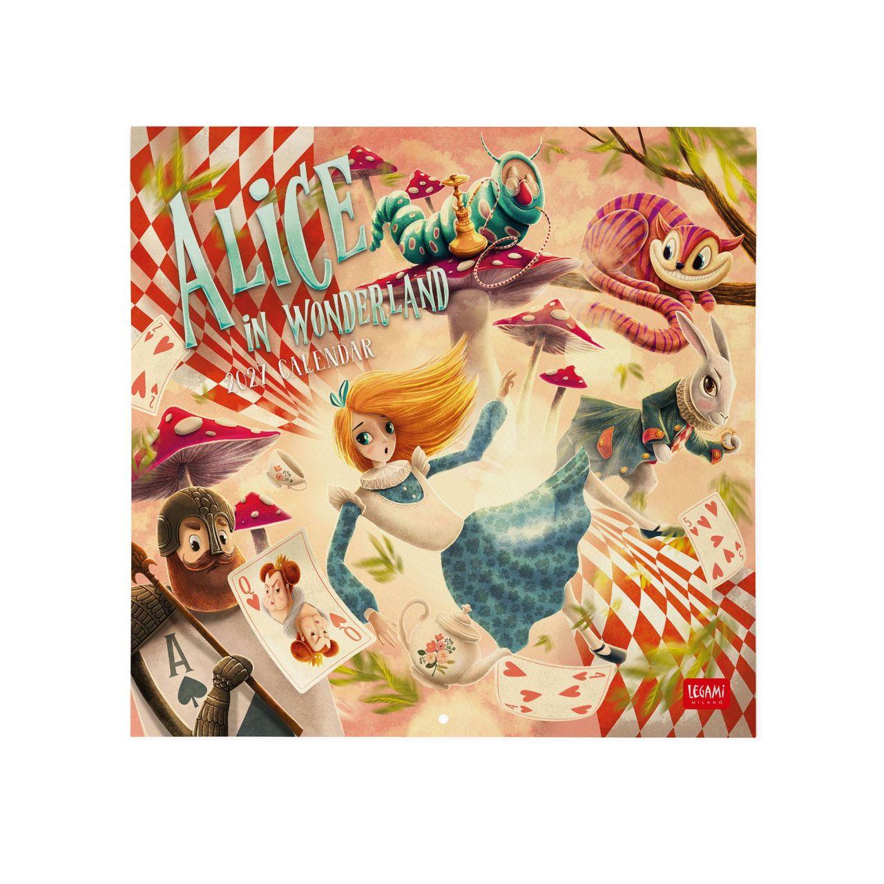 CAL270047 - Legami falinaptár (30x29 cm) Alice csodaországban 2027