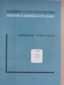 Babai Margit - Gazdasági tájékoztató 1974/2. [antikvár]