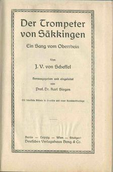 Scheffel, J. V. - Der Trompeter von Säkkingen [antikvár]