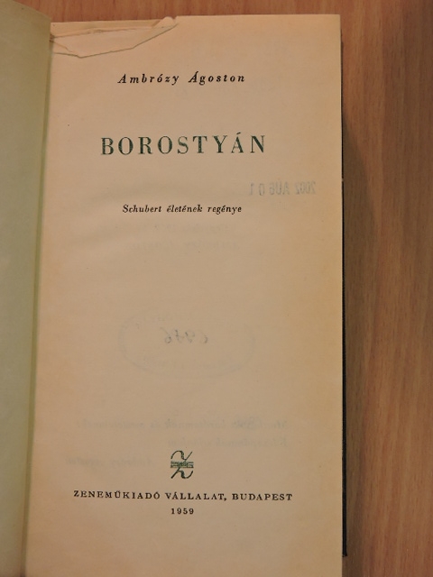 Ambrózy Ágoston - Borostyán [antikvár]