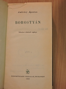 Ambrózy Ágoston - Borostyán [antikvár]