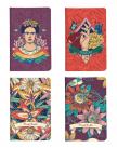 P0130-0508 - Jegyzetfüzet Clairefontaine Frida Kahlo 7,5x12 cm, 24 lapos, sima, vegyes minta