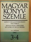 Boross Klára - Magyar Könyvszemle 1985/3-4. [antikvár]