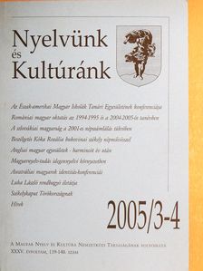 Abkarovits Endre - Nyelvünk és Kultúránk 2005. március-június [antikvár]