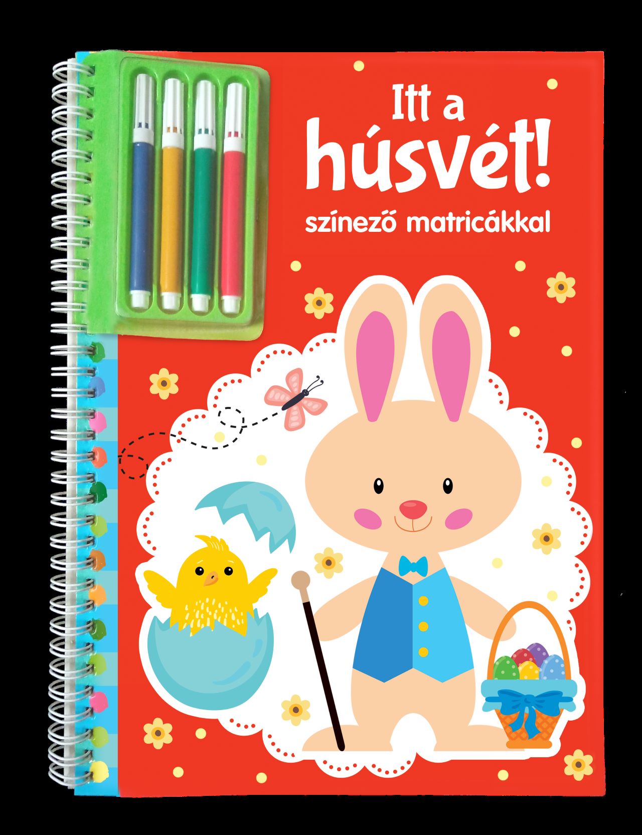 Itt a húsvét - Színező matricákkal és filctollal
