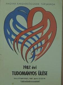 Magyar Kardiológusok Társasága 1987. évi tudományos ülése [antikvár]