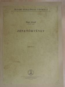 Hegyi József - Zenetörténet [antikvár]