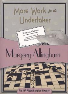 Margery Allingham - More Work for the Undertaker [antikvár]
