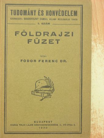 Dr. Fodor Ferenc - Földrajzi füzet [antikvár]