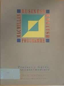 Ian Badger - Macmillan Business English Programme - Pre-Intermediate - Trainer's Guide [antikvár]
