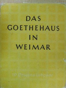 Das Goethehaus in Weimar (minikönyv) [antikvár]