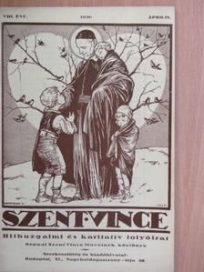 Ifj. Dezsényi Béla - Szent Vince 1936. április [antikvár]