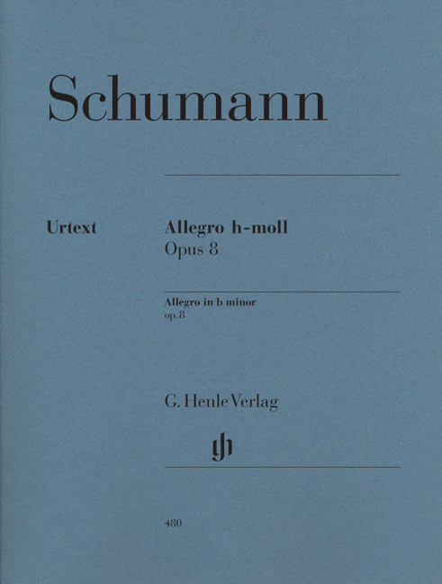 Schumann, Robert - ALLEGRO h-MOLL OP.8 FÜR KLAVIER URTEXT (HERTTRICH/SCHILDE)