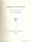 Wilkinson, D. C. - Greek sculpture [antikvár]