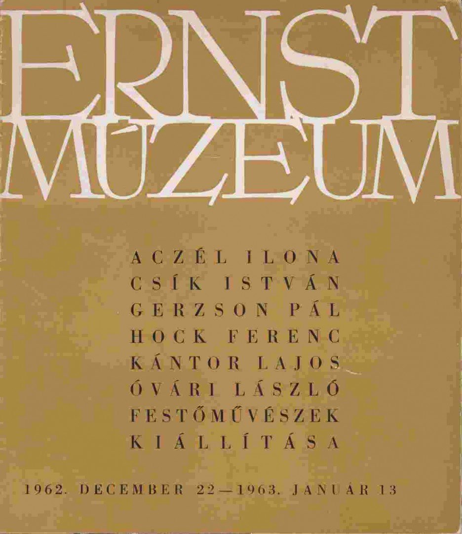 KATONA LÁSZLÓ - Ernst Múzeum [antikvár]