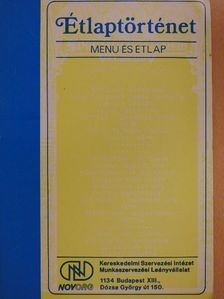 Börcsök András - Étlaptörténet [antikvár]
