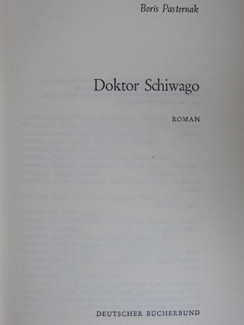 Boris Pasternak - Doktor Schiwago [antikvár]