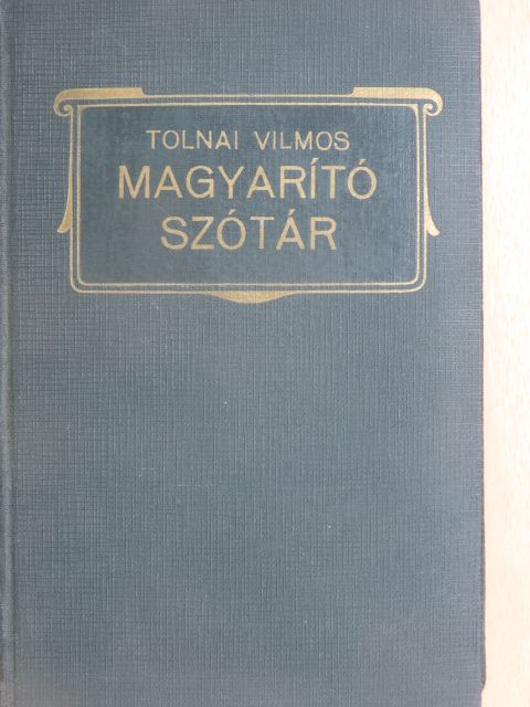 Magyarító szótár [antikvár]