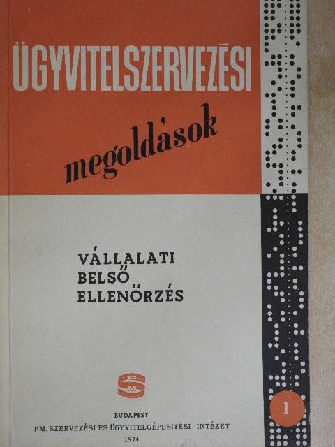 Dr. Lukács Imre - Vállalati belső ellenőrzés [antikvár]