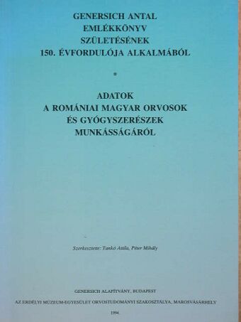 Csáth Géza - Genersich Antal emlékkönyv születésének 150. évfordulója alkalmából [antikvár]